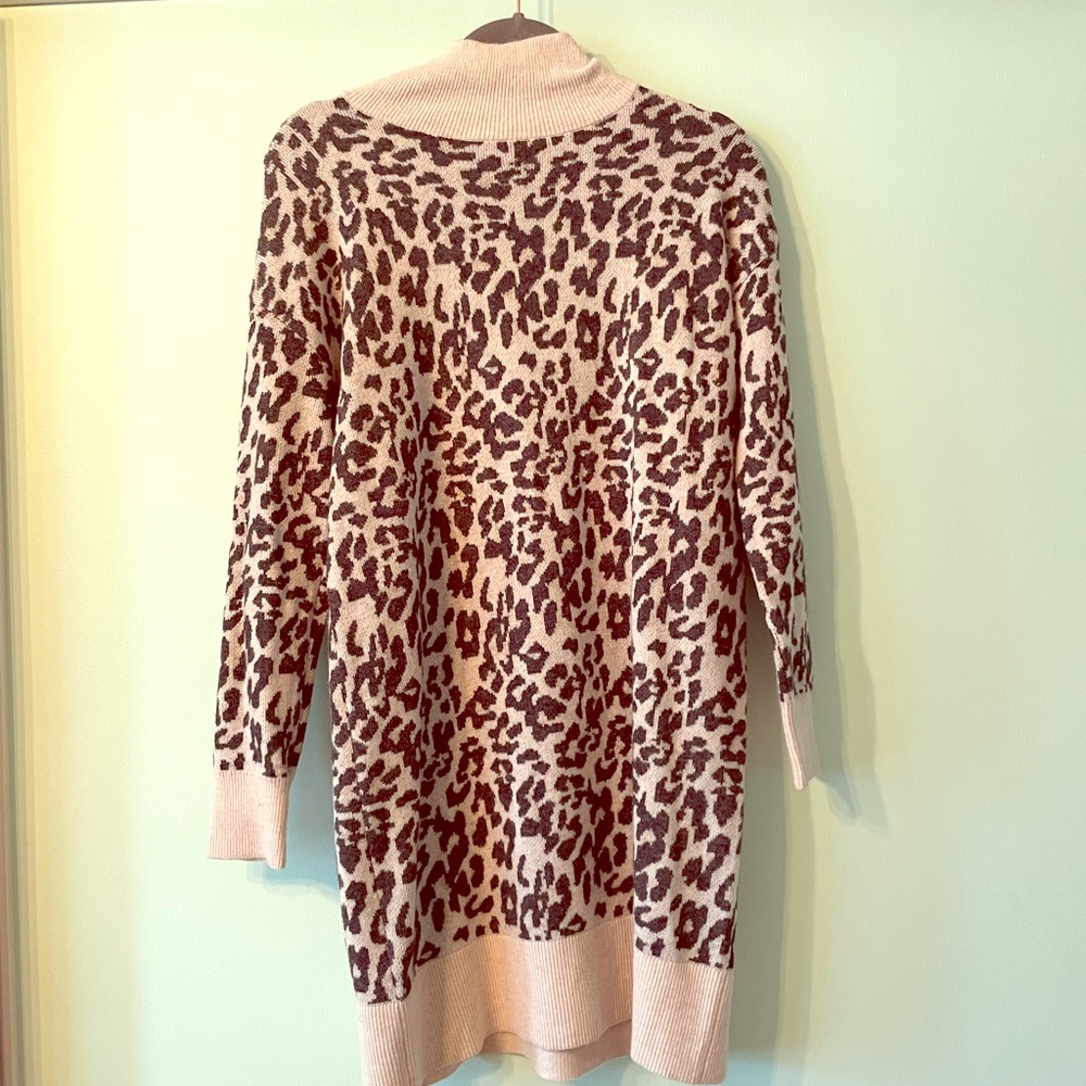 Leopard Sweater Dress